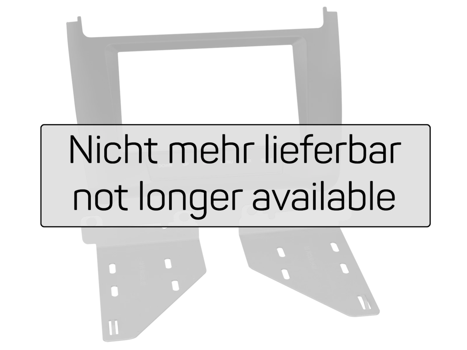 VW Polo V – 2DIN radio adapter