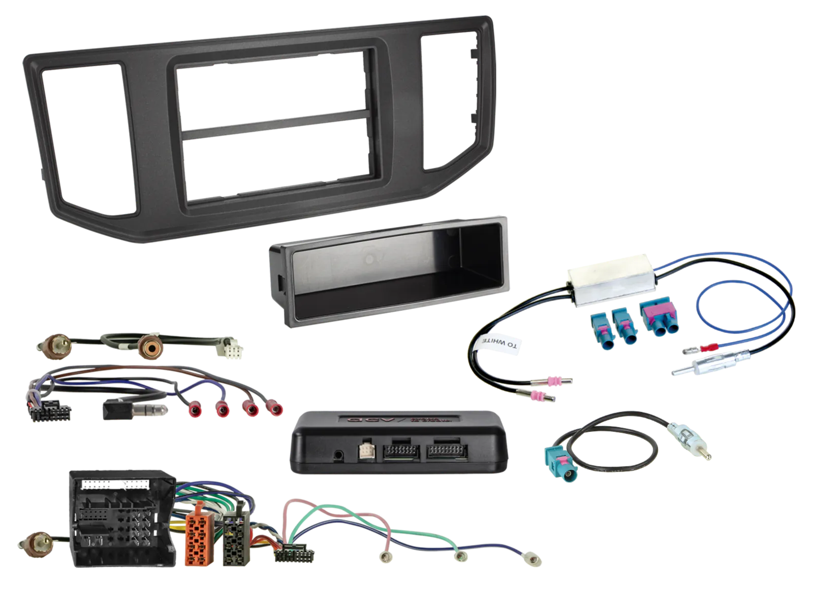 MAN, VW – 2DIN radio adapter