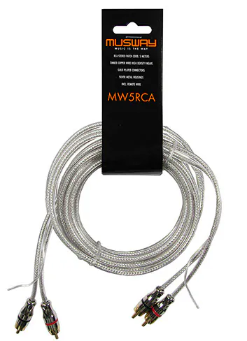 MUSWAY MW5RCA 5met RCA kabel