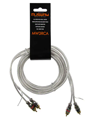 MUSWAY MW3RCA 3met RCA kabel