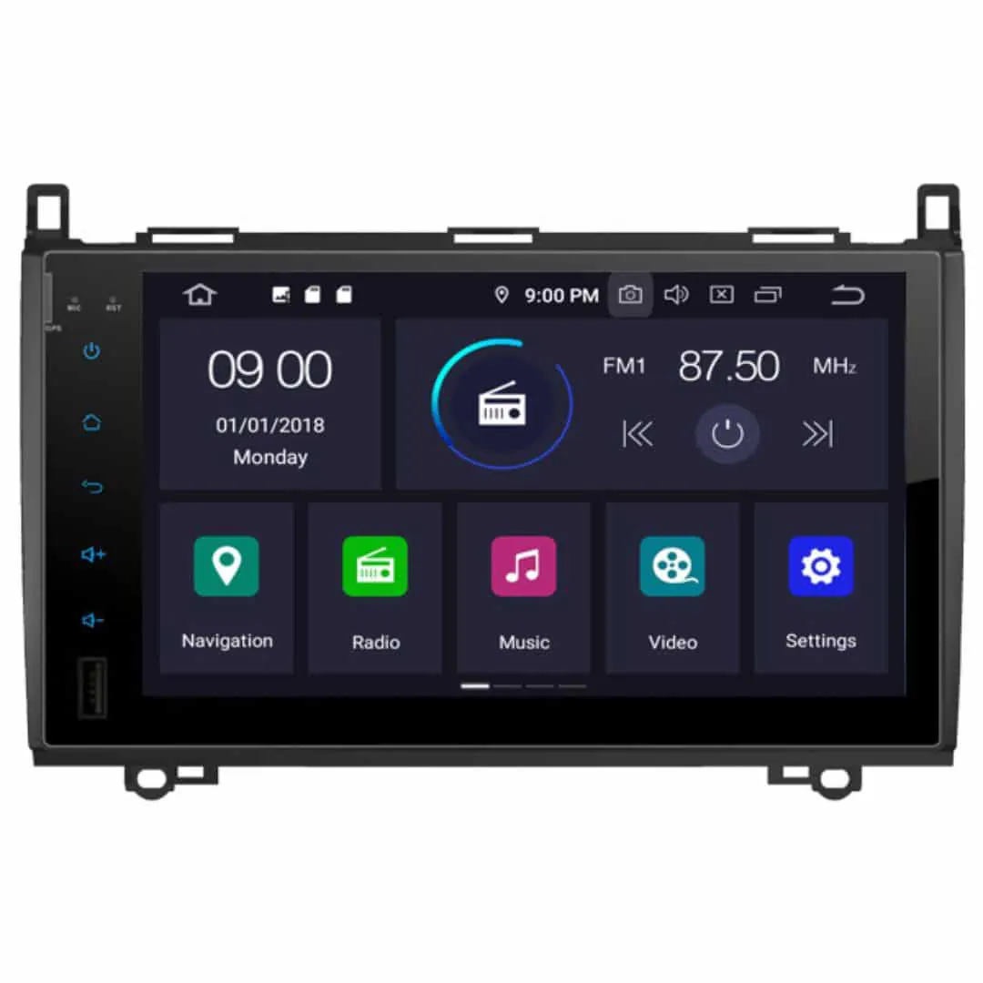 MERCEDES A/B/Vito/Viano (2005 – 2016) Android – Multimedija – Navigacija 9″ WT-RVT5340