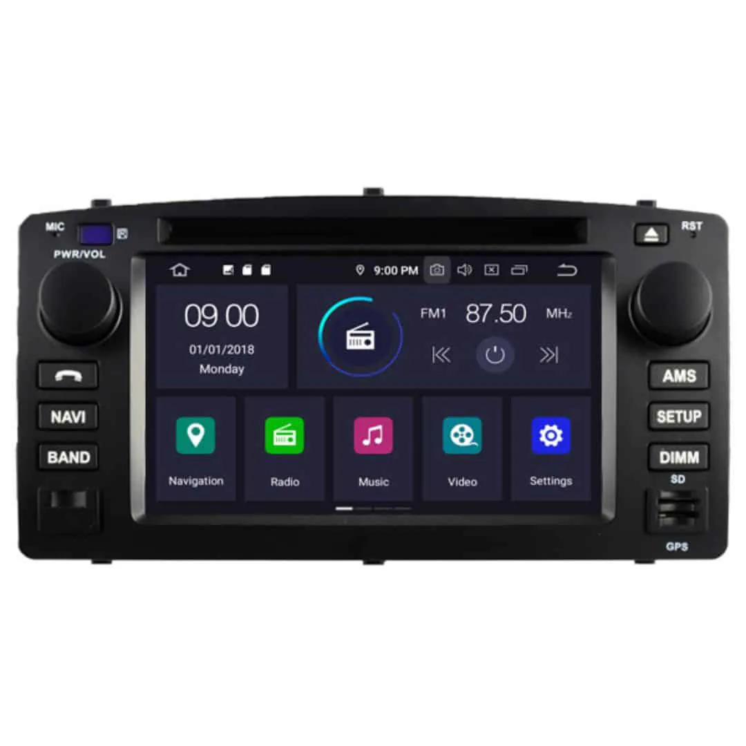 TOYOTA Corolla (2004 – 2007) Android – Multimedija – Navigacija 7″ WT-RVT5512