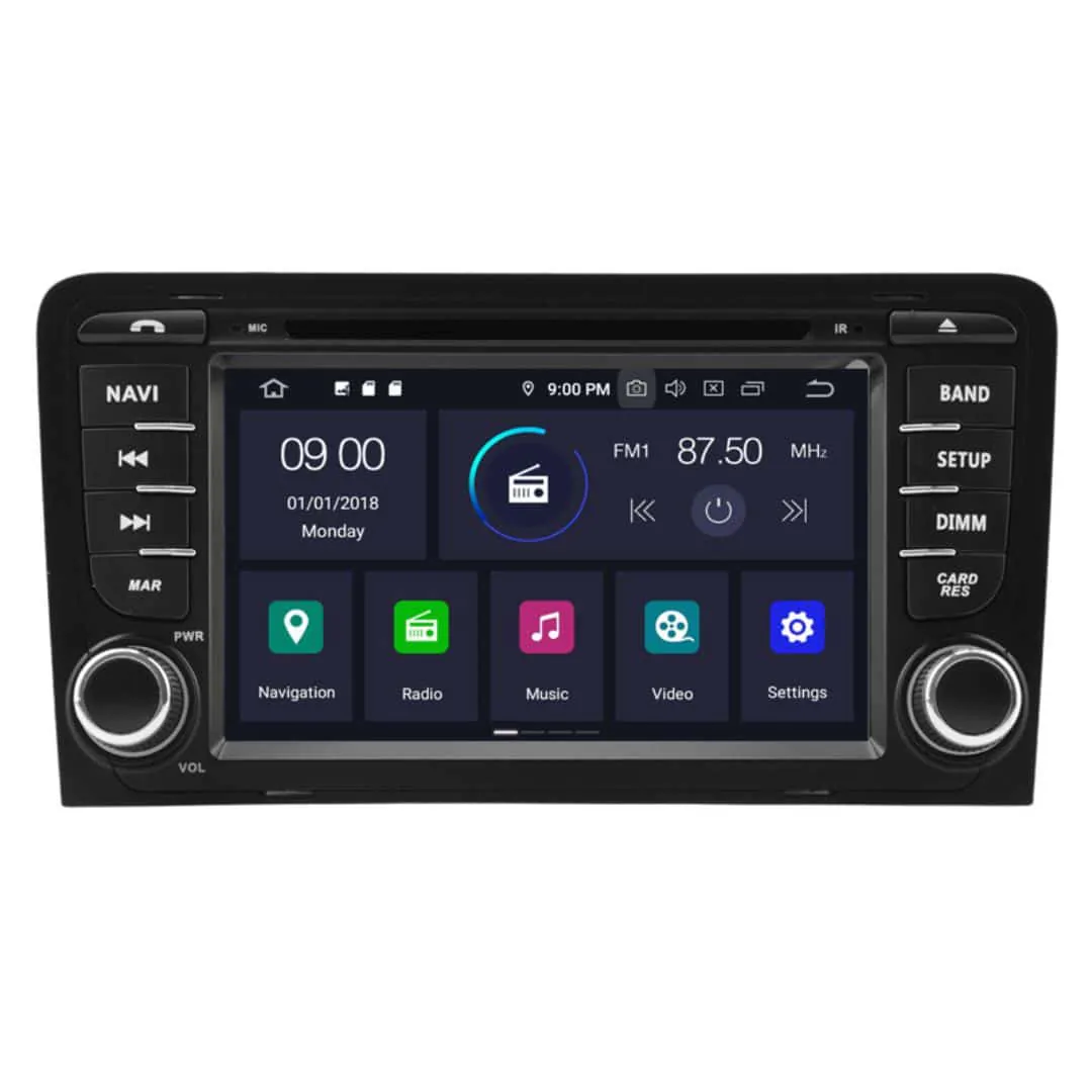 AUDI A3/S3/RS3 (2003 – 2012) Android – Multimedija – Navigacija 7″ WT-HV5763