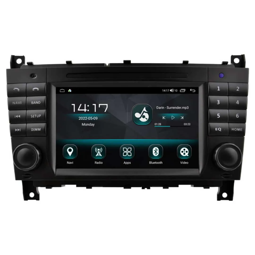 MERCEDES C KLASA (2005-2009) Android – Multimedija – Navigacija 7″ WT-HV5517