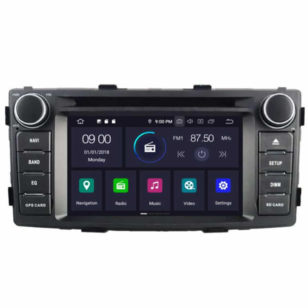 TOYOTA Hilux (2012 – 2015) Android – Multimedija – Navigacija 7″ WT-RVT5709
