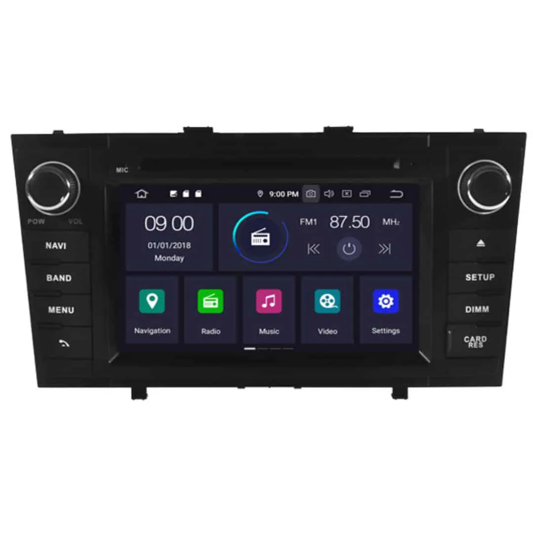 TOYOTA Avensis (2008 – 2013) Android – Multimedija – Navigacija 7″ WT-RVT5585B