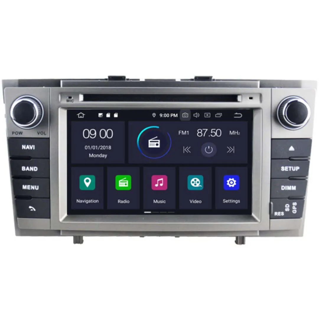 TOYOTA Avensis (2008 – 2013) Android – Multimedija – Navigacija 7″ WT-RVT5585S