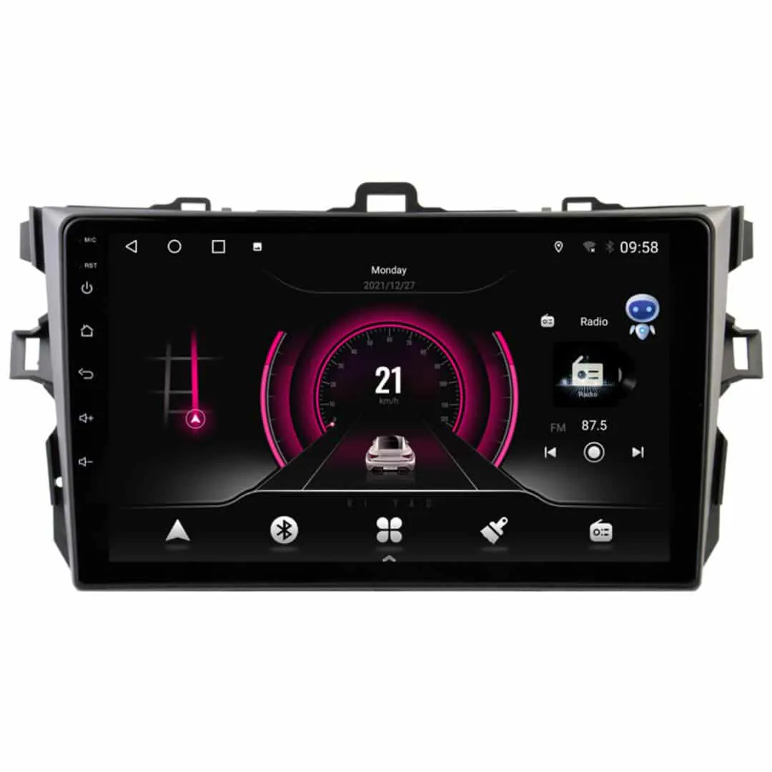 TOYOTA Corolla (2006 – 2013) Android – Multimedija – Navigacija 9″ WT-DTB9124B