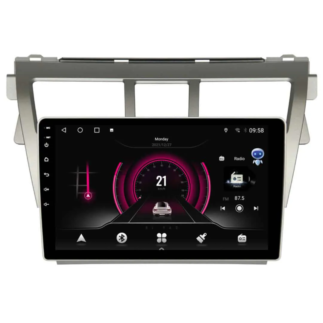 TOYOTA Yaris (2007 – 2013) Android – Multimedija – Navigacija 9″ WT-DTB9140