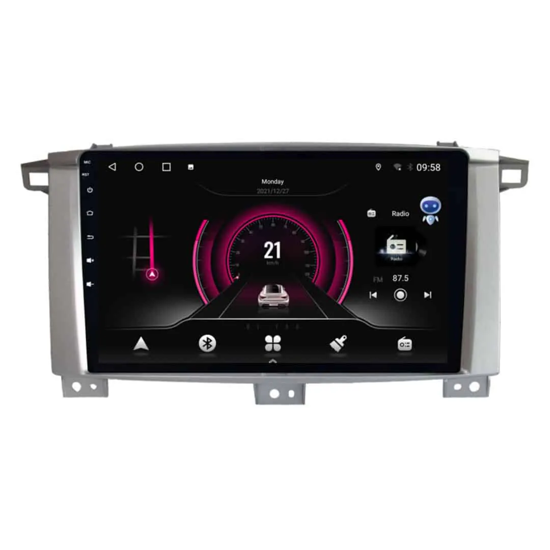 TOYOTA Land Cruiser (2002 – 2007) Android – Multimedija – Navigacija 9″ WT-DTB9151A