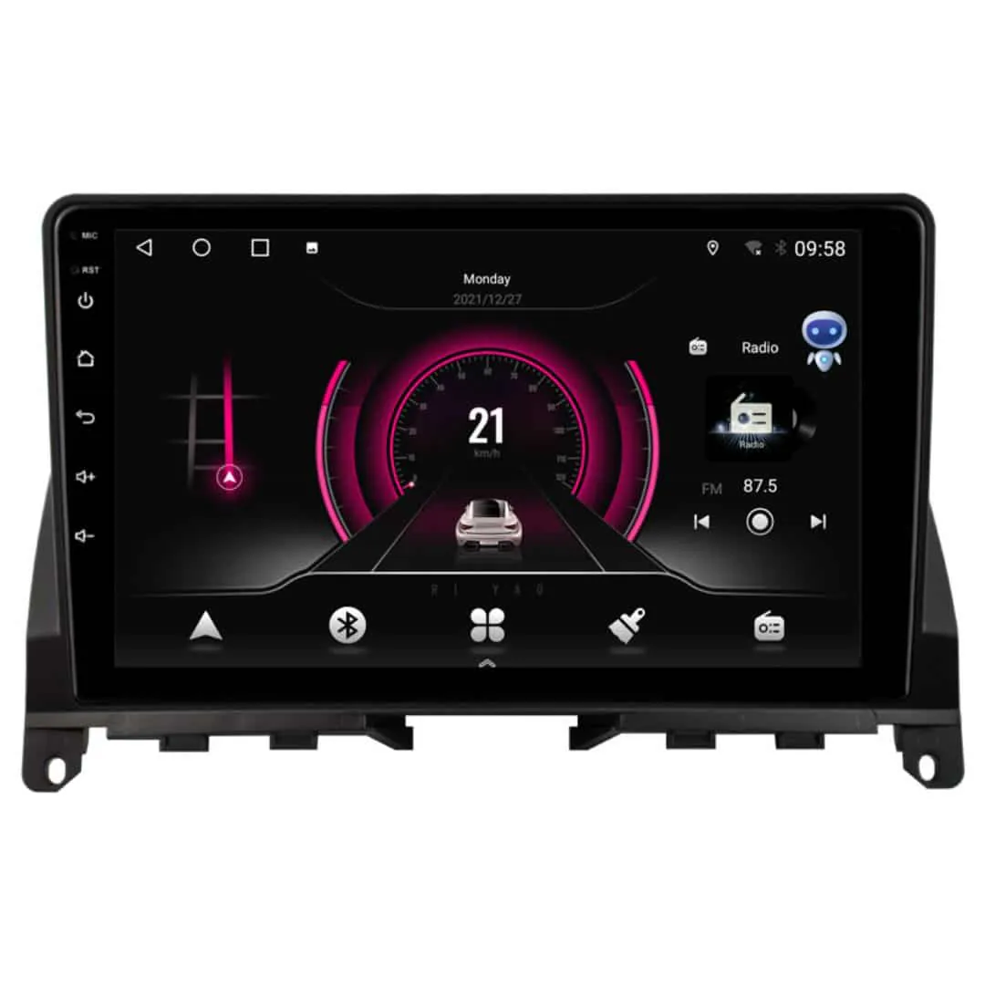 MERCEDES C klasa (2007 – 2014) Android – Multimedija – Navigacija 9″ WT-DTB9804