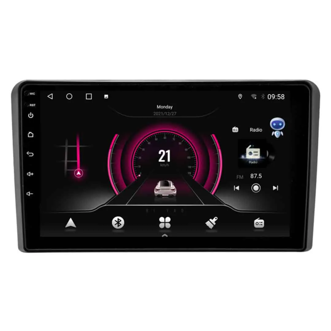 AUDI A3 (2003 – 2012) Android – Multimedija – Navigacija 9″ WT-DTB9752