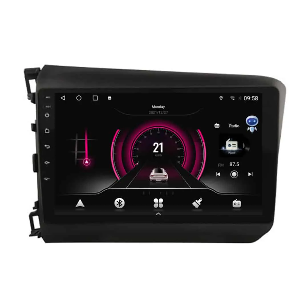 HONDA Civic (2012 – 2015) Android – Multimedija – Navigacija 9″ WT-DTB9305