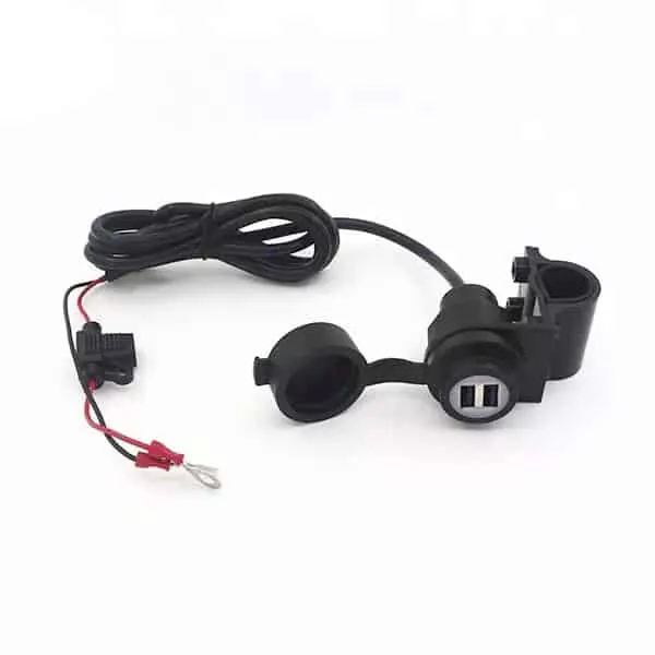 USB punjač USB-A , 5V, 2.1A, vodootporan, sa držačem za montažu na upravljač ili kružni okvir, MY1118