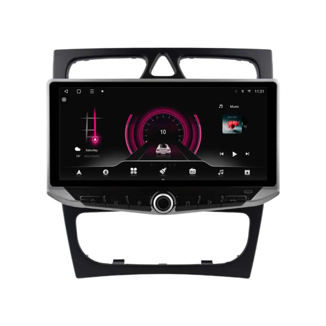MERCEDES C W203 (2000-2005) Android – Multimedija – Navigacija QLED 10,88″ WT-WTB9812