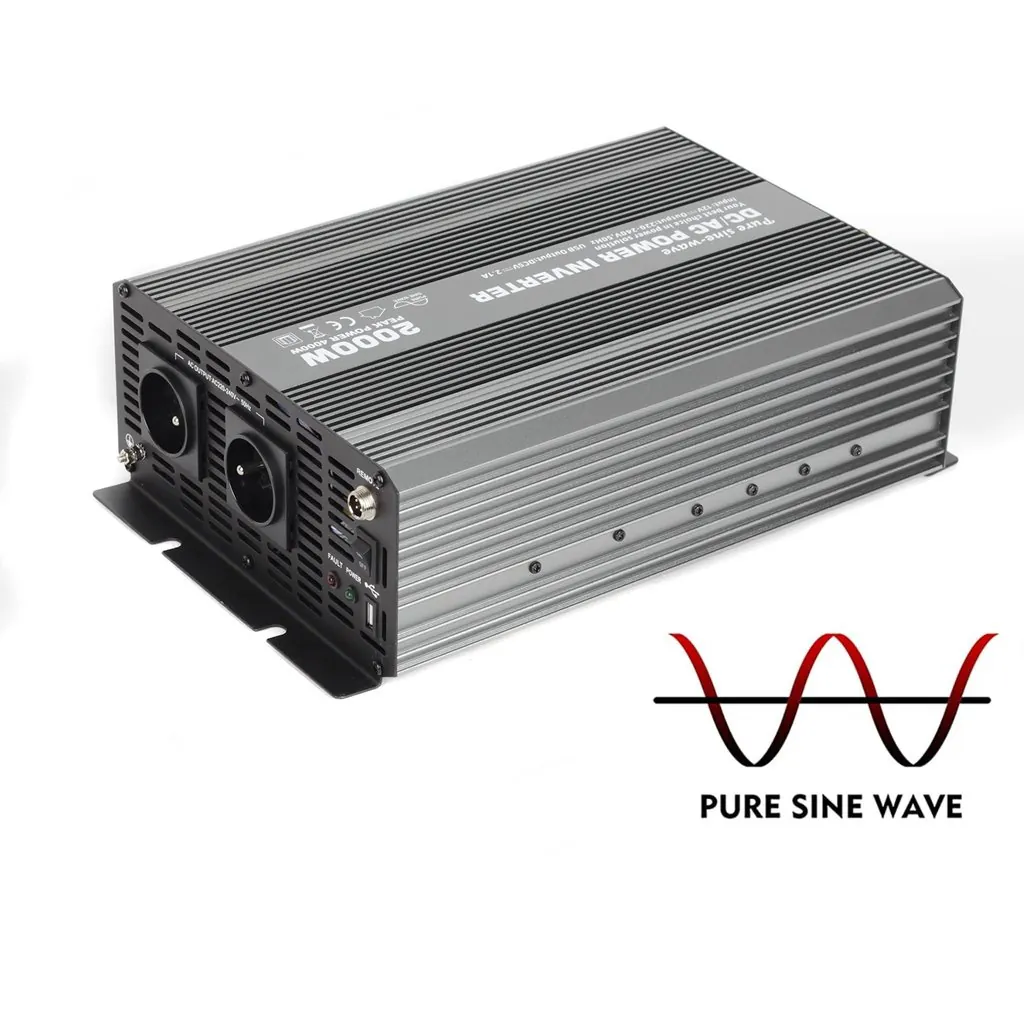 Pretvarač napona 12V na 230V, USB, 2000W CAR2000-S