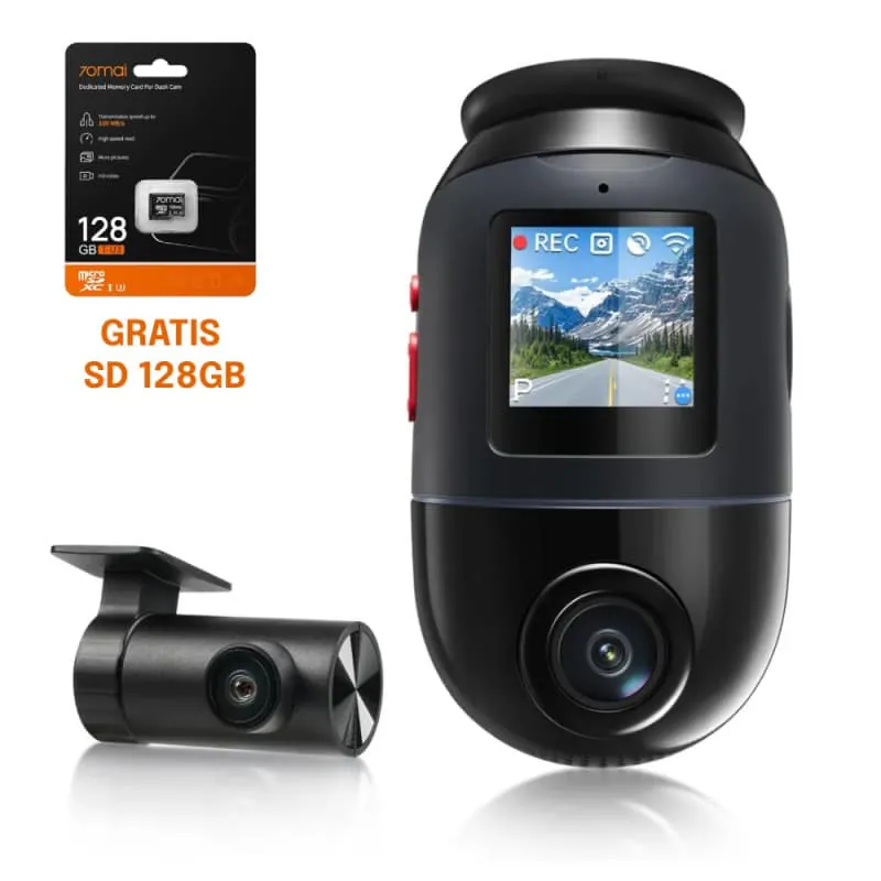 70mai Omni X800 4K + RC14 Auto kamera za snimanje + stražnja kamera set