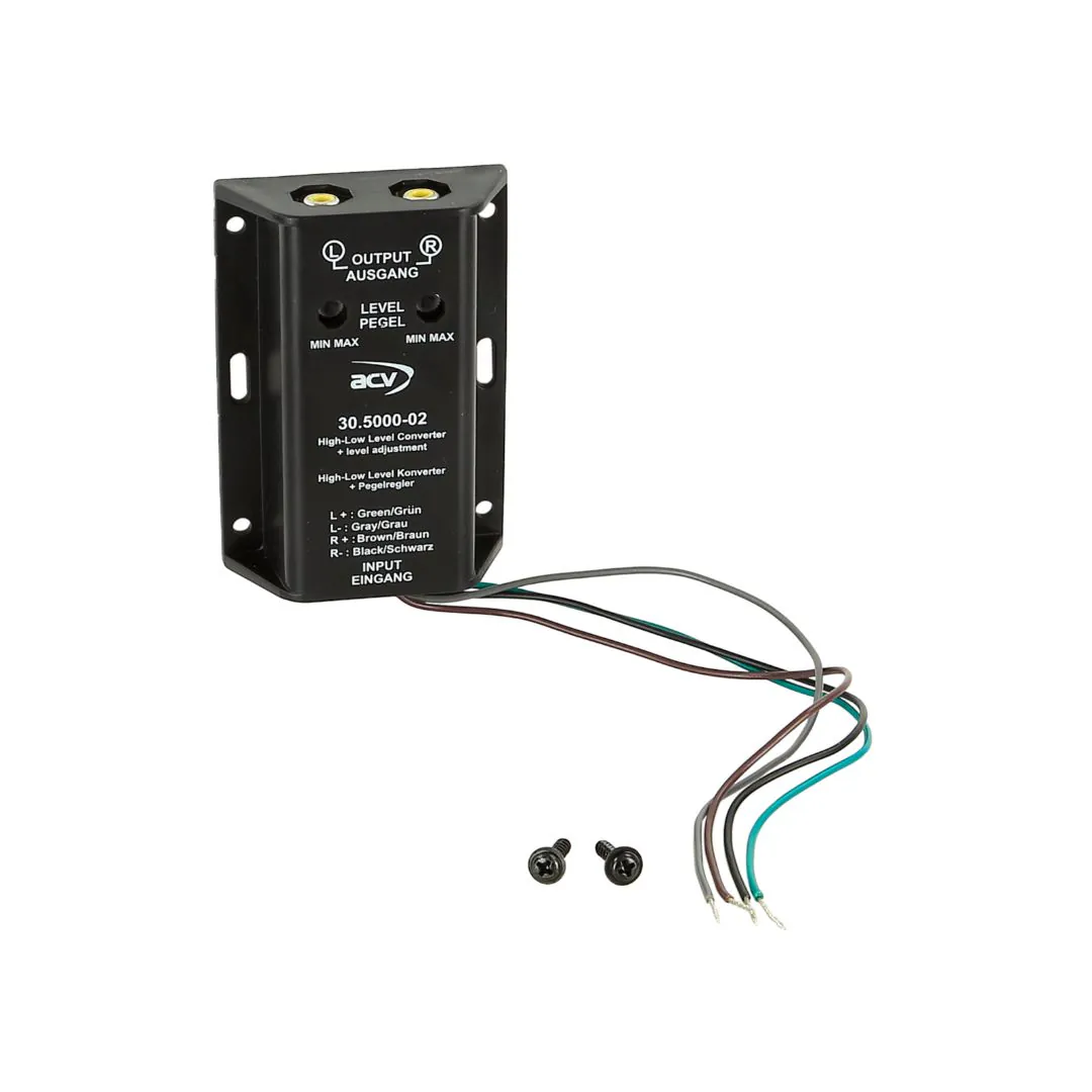 High/Low audio konverter 2-kanala galvanski ACV 30.5000-02