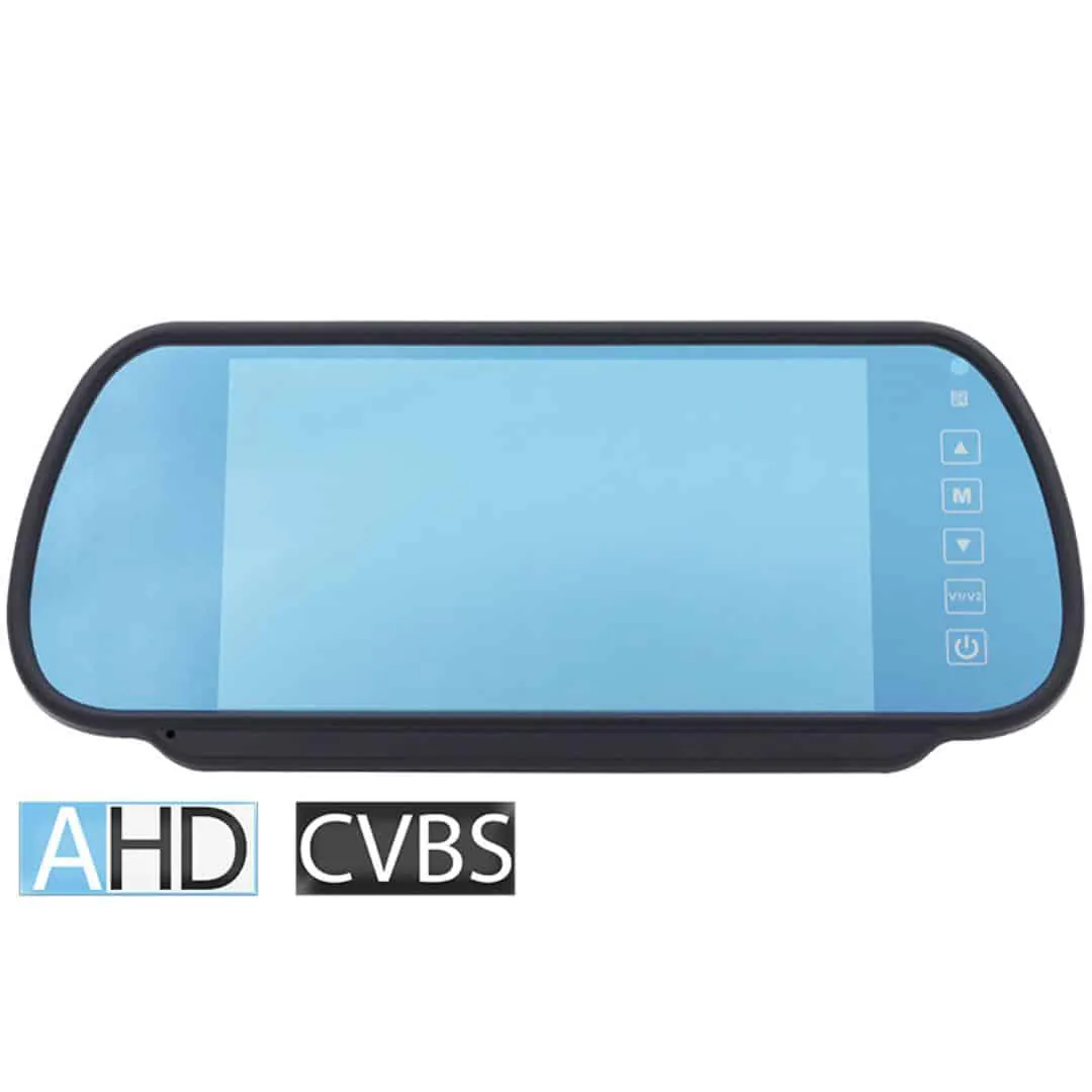 Retrovizor s monitorom 7″ AHD/CVBS, 16:9, na kopču