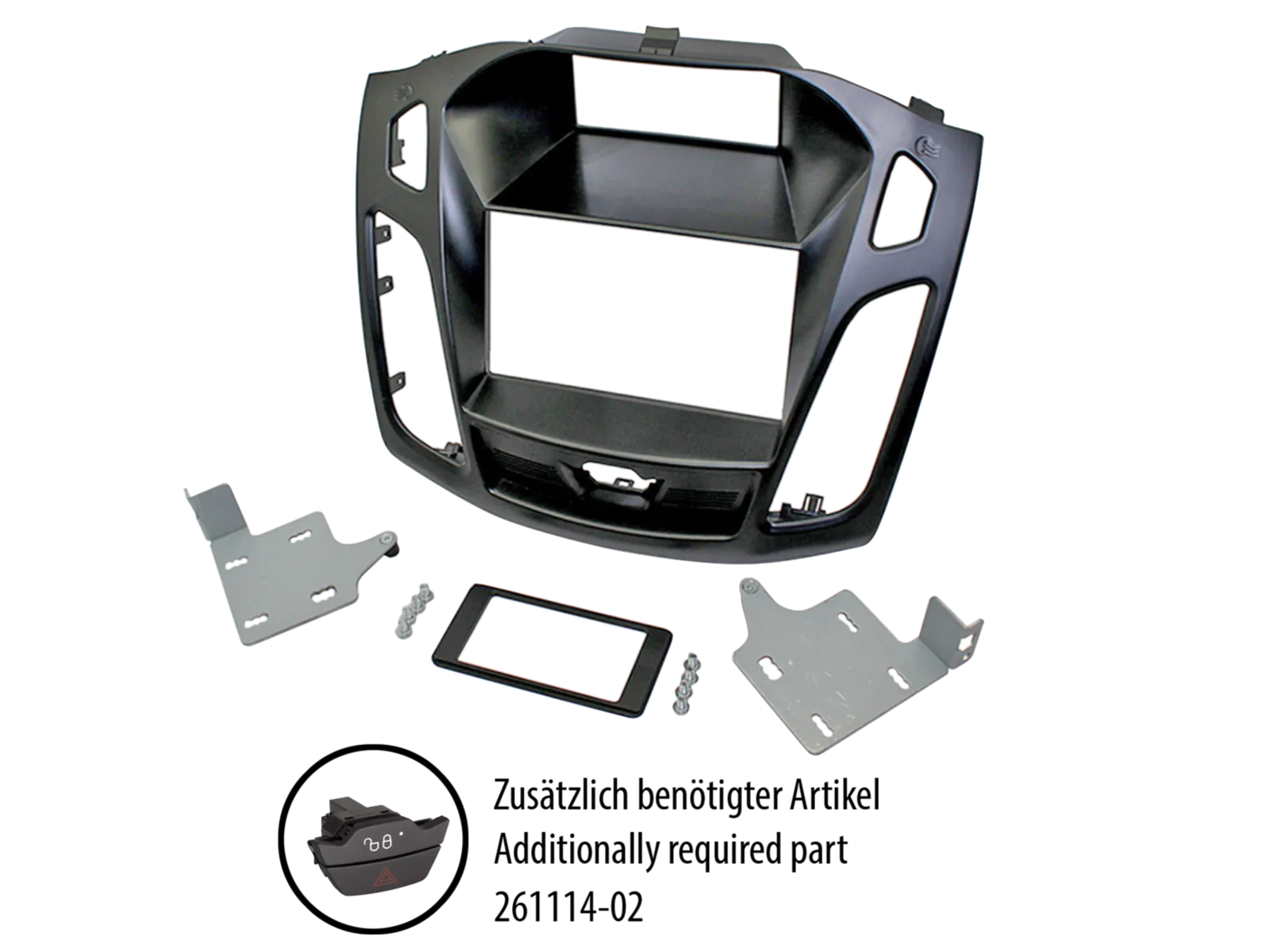 Ford Focus – 2DIN radio adapter