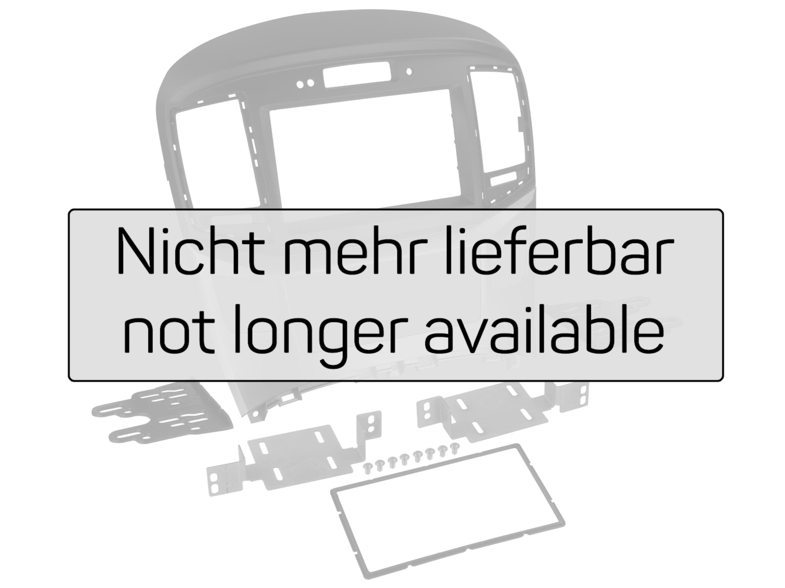 Hyundai H1- 2DIN radio adapter