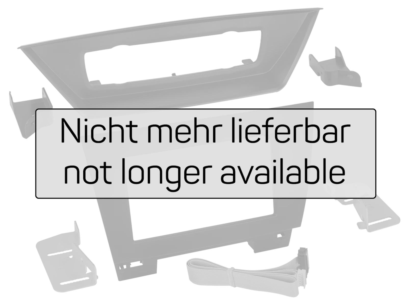 BMW X1 – 2DIN radio adapter