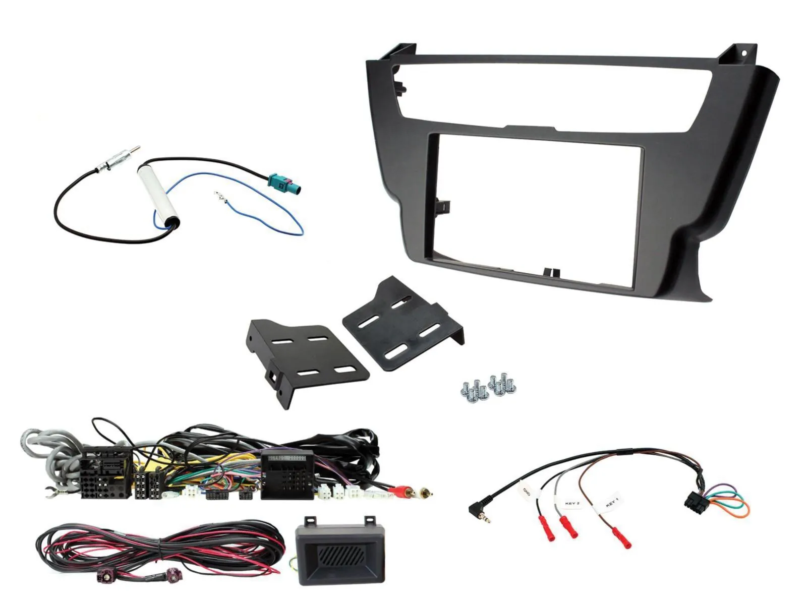 BMW Serie 3, Serie 4 – 2DIN radio adapter