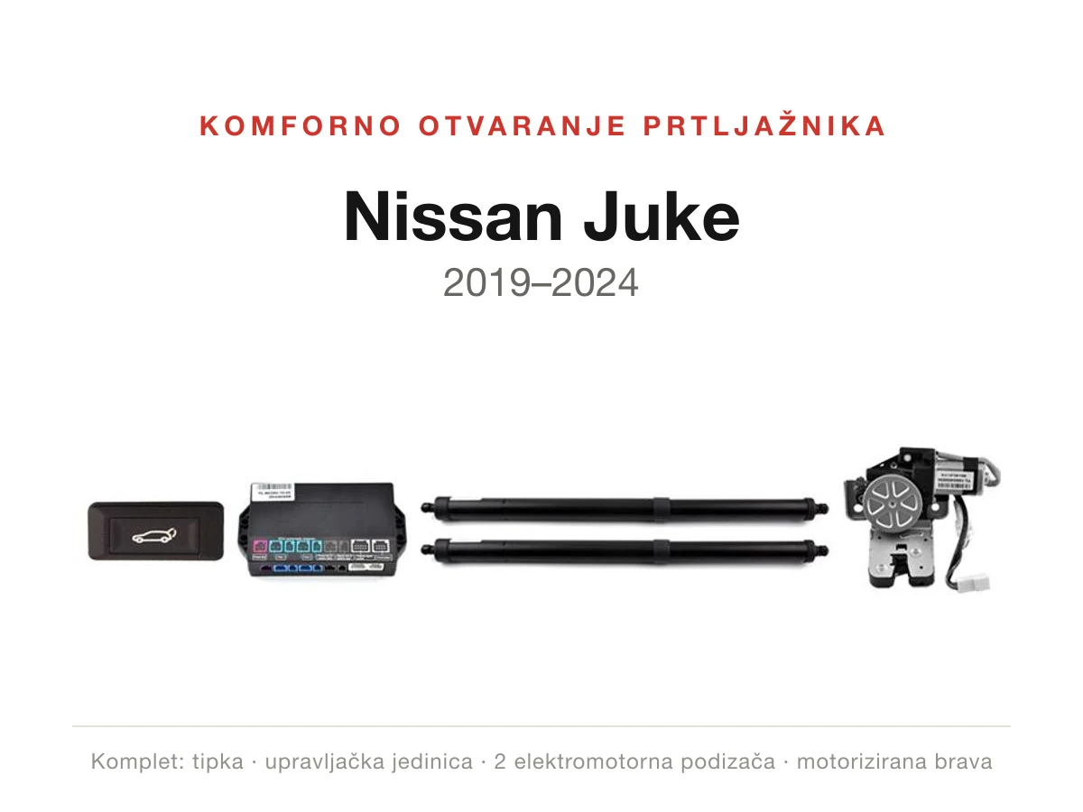 Komforno otvaranje prtljažnika za Nissan Juke 2019–2024 – WITSON DWM1072