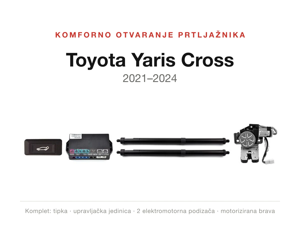 Komforno otvaranje prtljažnika za Toyota Yaris Cross 2021–2024 – WITSON DWM1082