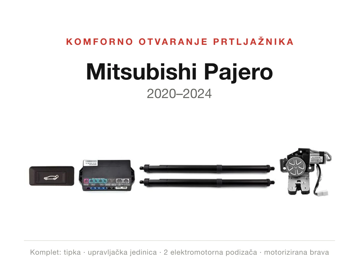 Komforno otvaranje prtljažnika za Mitsubishi Pajero 2020–2024 – WITSON DWM1112