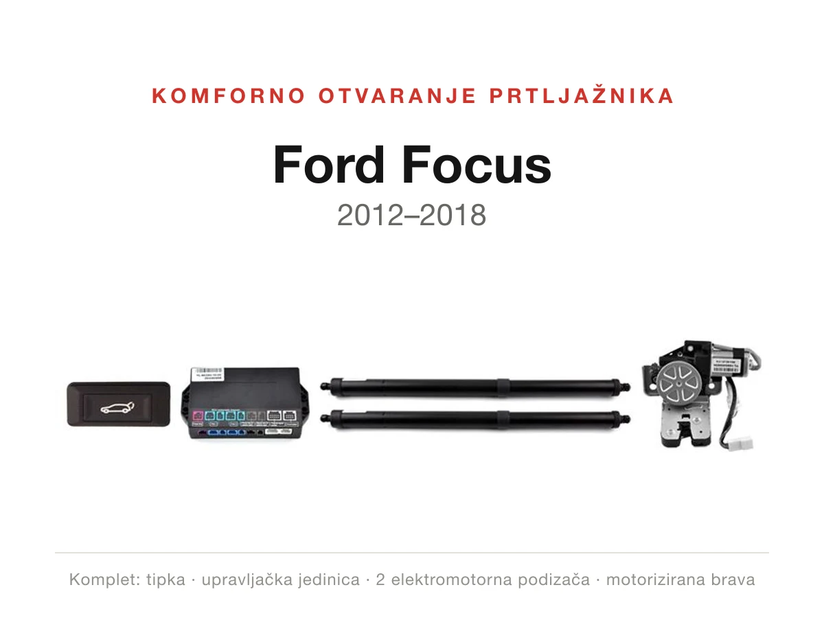 Komforno otvaranje prtljažnika za Ford Focus 2012–2018 – WITSON DWM1120