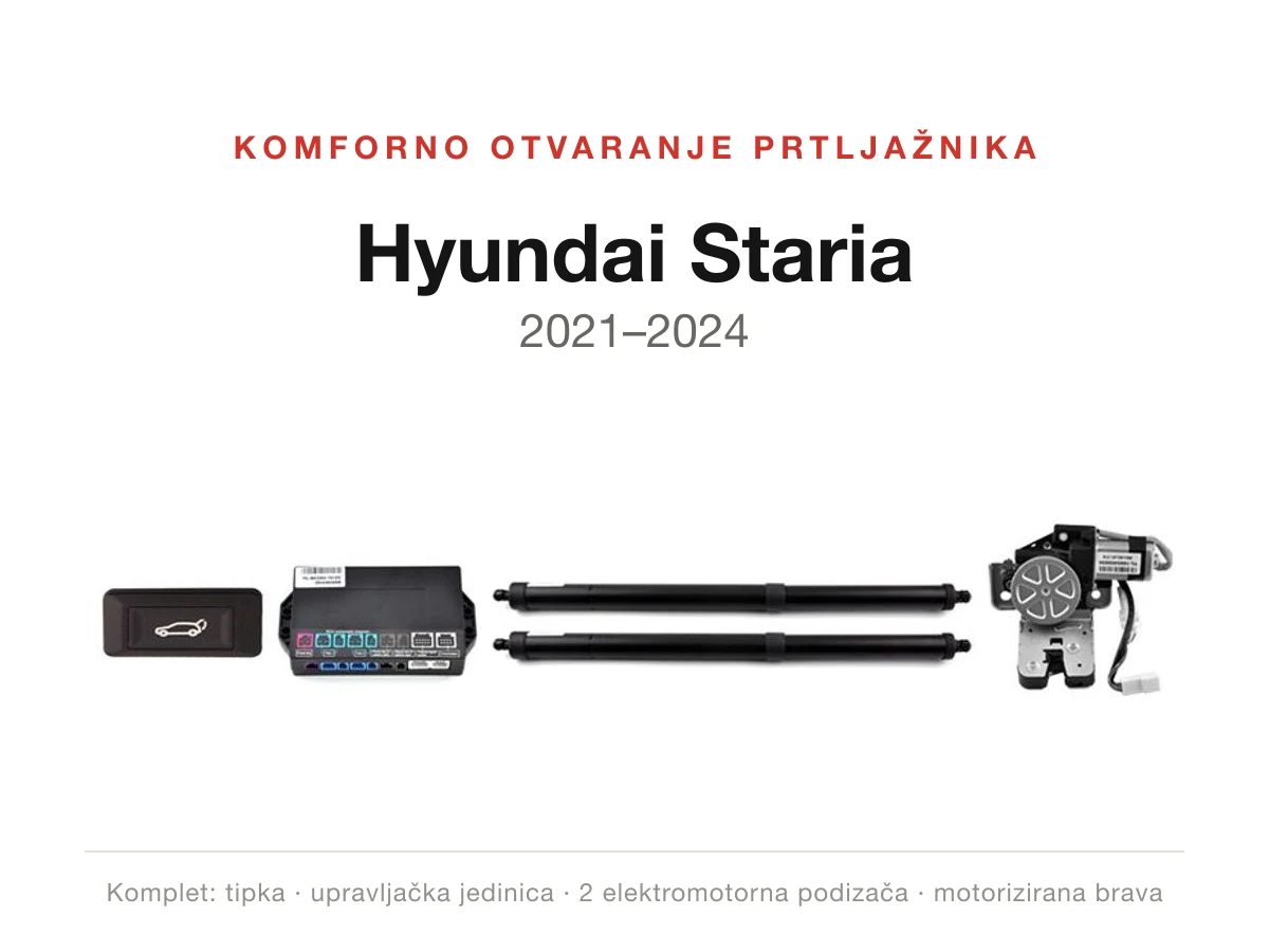 Komforno otvaranje prtljažnika za Hyundai Staria 2021–2024 – WITSON DWM1138